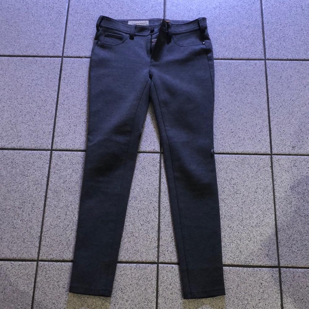 Pilcro and the Letterpress Size 27 stretchy grey pants